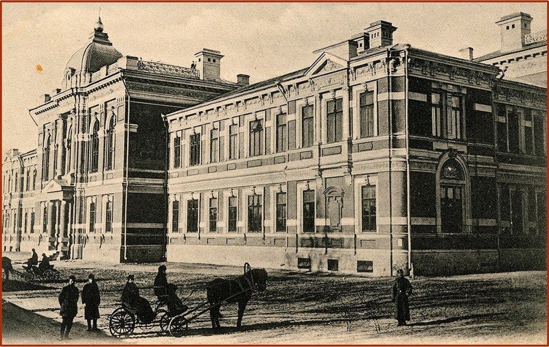 Мужская гимназия в Гомеле, дореволюционный снимок