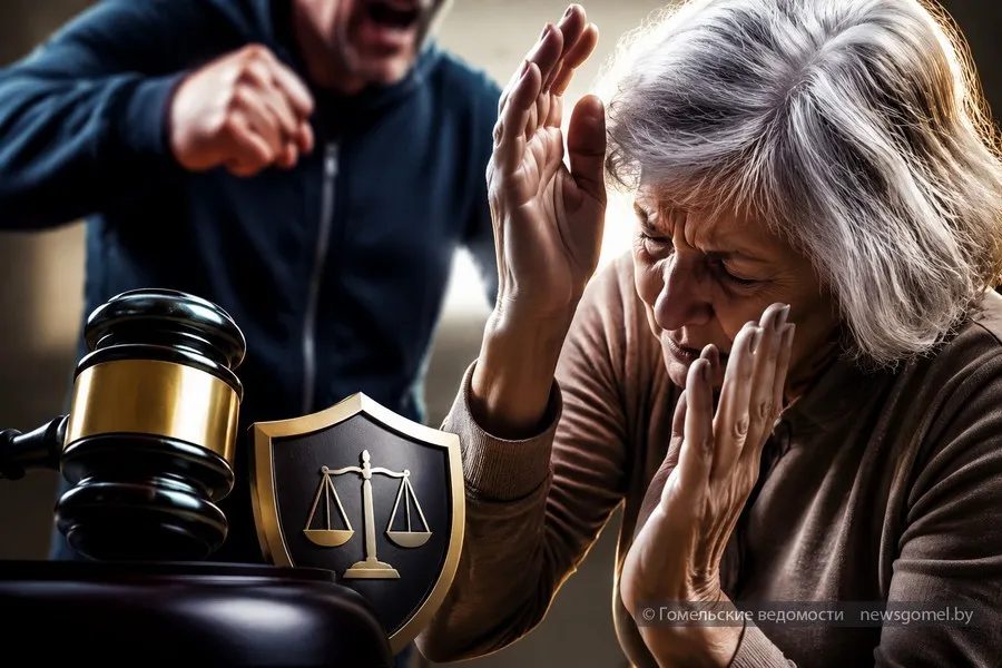 Гомельчанина судят за избиение пожилой матери