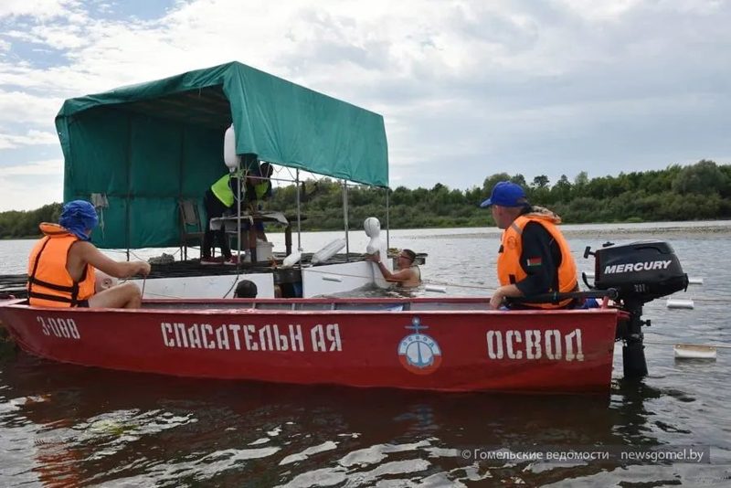 В Гомеле определили победителей чемпионата по спасательному многоборью