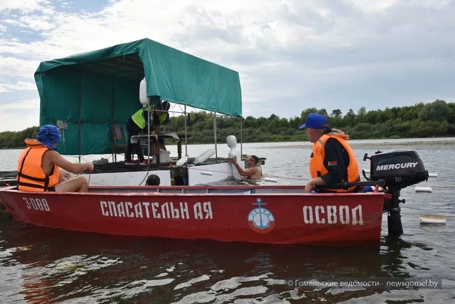 В Гомеле определили победителей чемпионата по спасательному многоборью