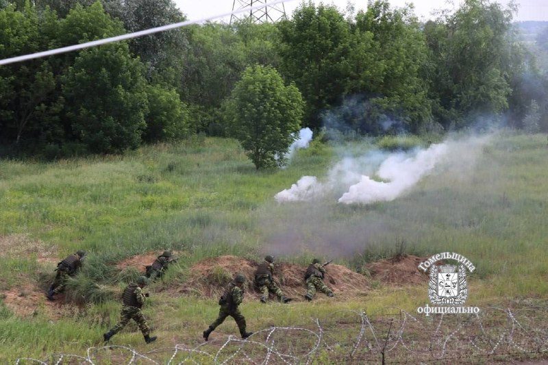 В Гомеле и районах проводят учебные сборы территориальных войск