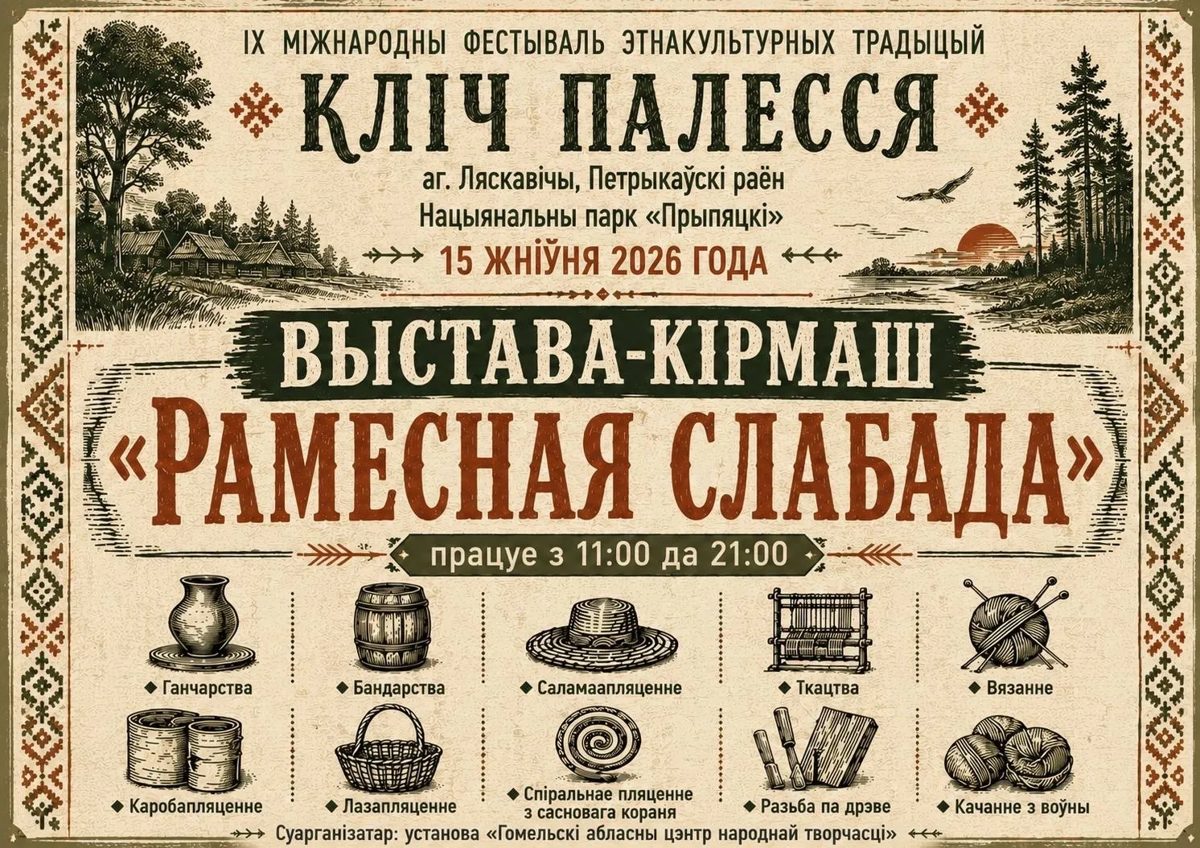 «Ремесленная слобода» откроется на фестивале «Зов Полесья»