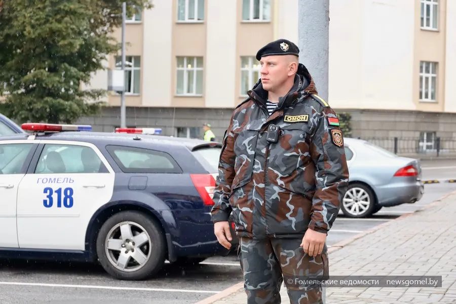 В Гомеле День города обеспечивают органы внутренних дел, медики и спасатели