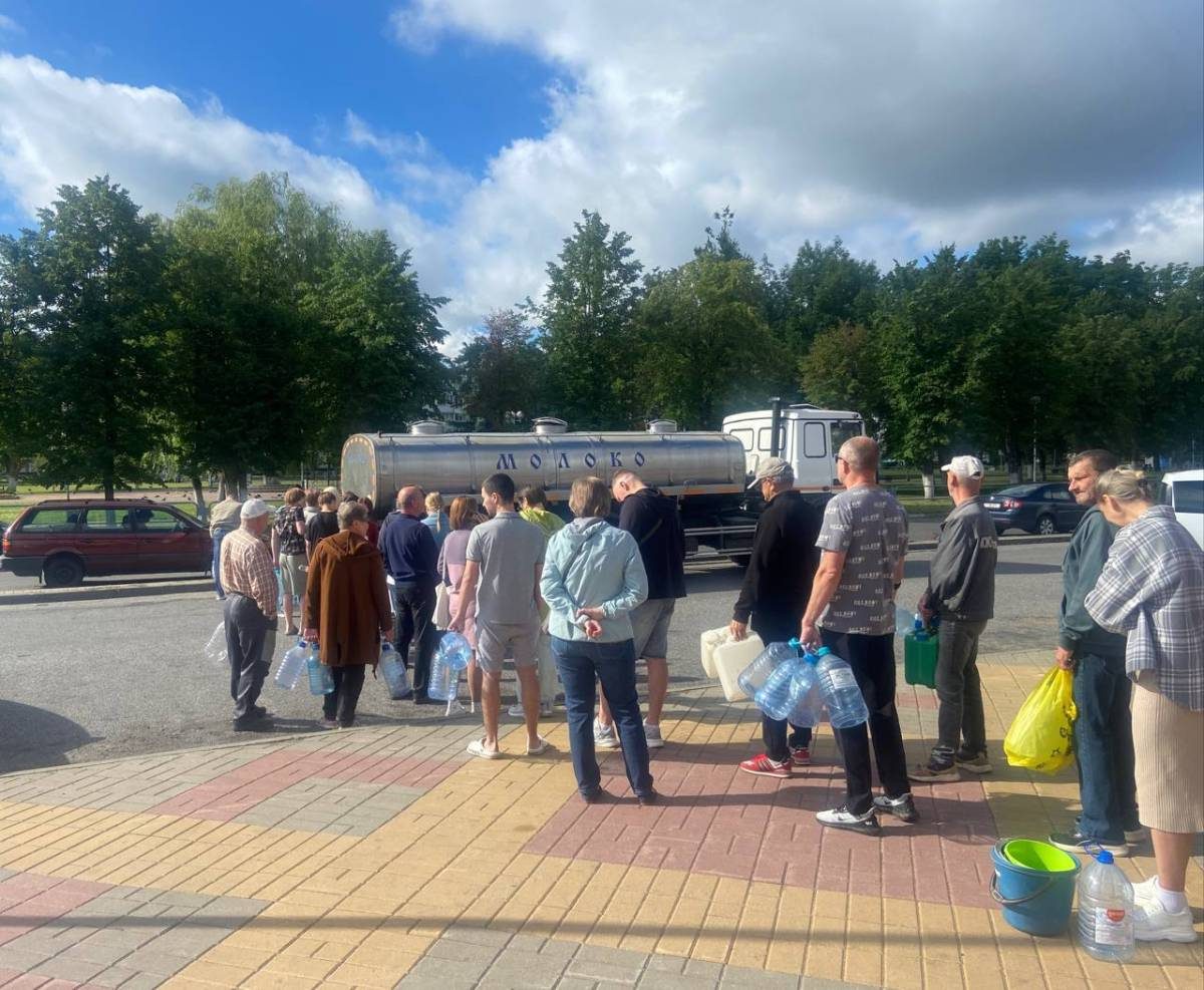 Жлобин остался без воды из-за аварии на водозаборе «Лебедевка»