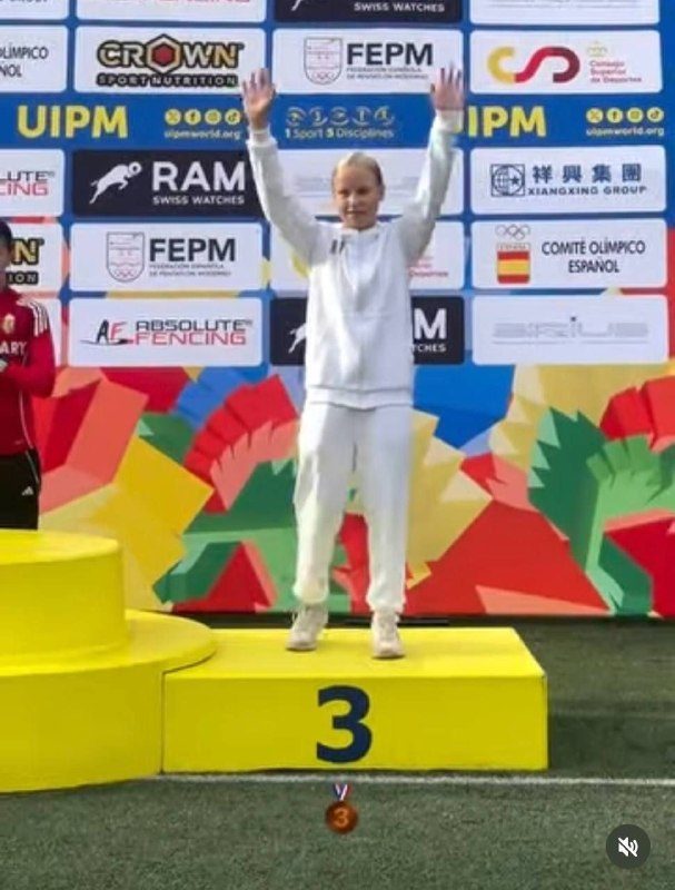 Алиса Квашневская завоевала две бронзы на чемпионате мира U15 в Мадриде