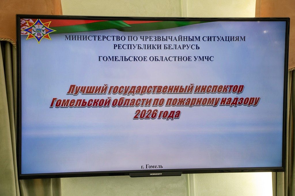 В Гомеле выбрали лучших работников пожарного надзора области