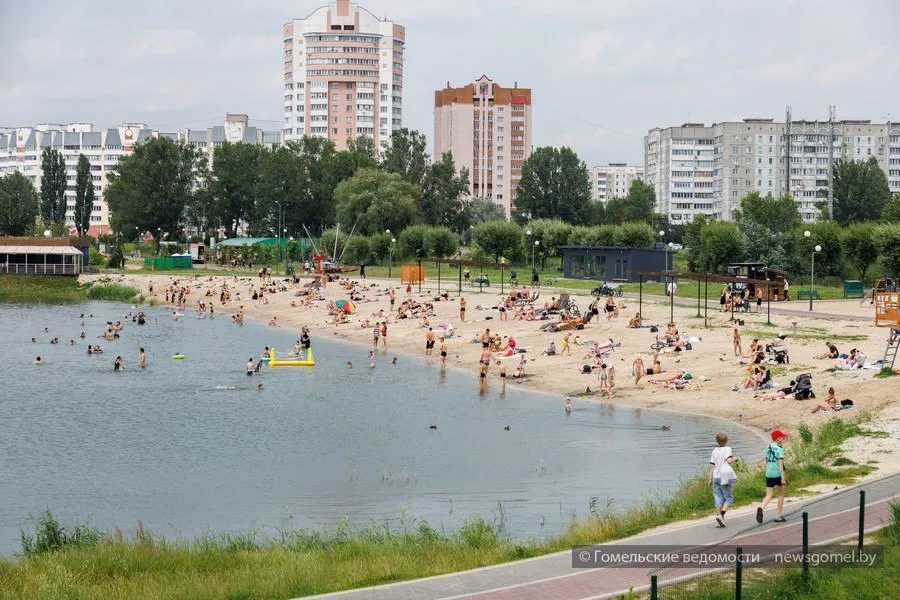 В Гомеле спасатели ОСВОД охраняют детей на водоёмах