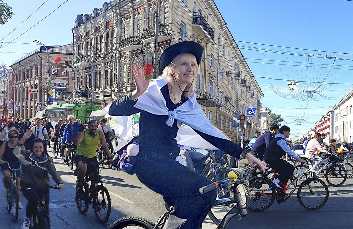 Три тысячи велосипедистов проехали по центру Гомеля