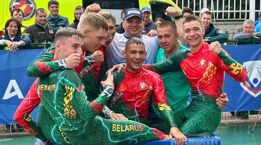 Белорусская сборная юношей и юниоров выиграла чемпионат мира по пожарно-спасательному спорту