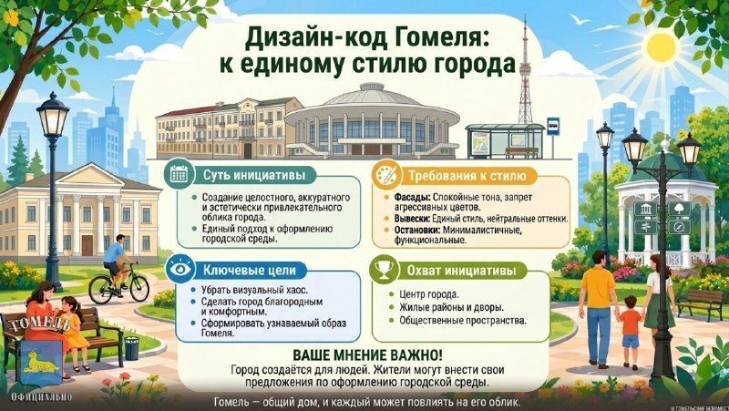 В Гомеле разрабатывают дизайн-код для единого облика города