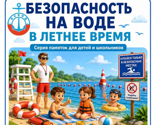 ОСВОД напомнил правила безопасности на воде летом