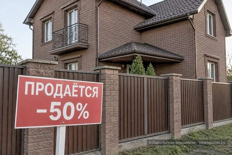 Гомельчанин продал дом за полцены из-за невозвращённых долгов