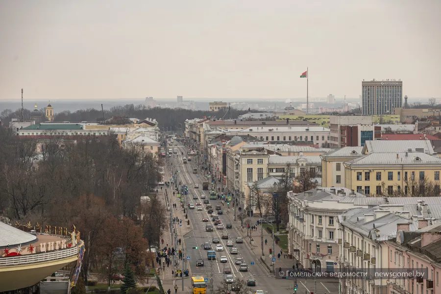 В Гомеле на Октября у Быховского кольца ДТП, транспорт опаздывает