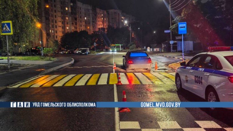 В Гомеле «Мерседес-Бенц» сбила пешехода вблизи перехода