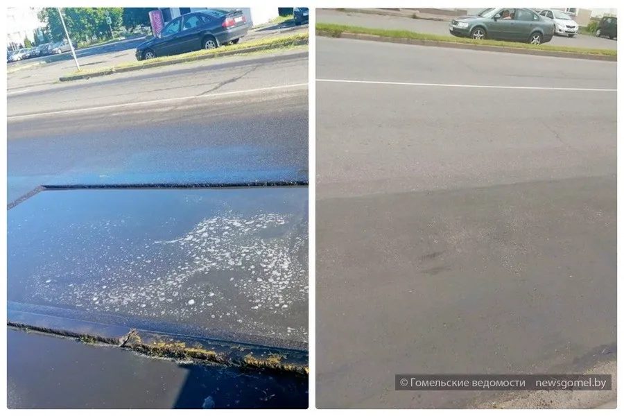В Гомеле завершили ремонт дороги возле остановки «Завод станочных узлов»