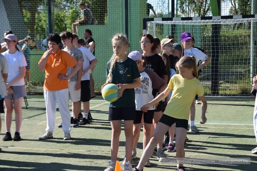 В Гомеле прошёл спортивный праздник для ребят Центрального района