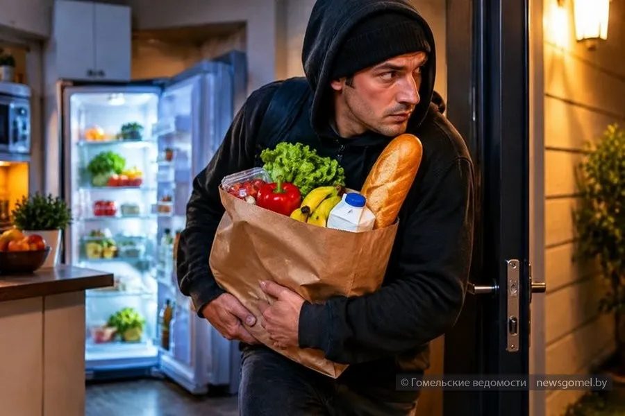 Гомельчанин украл более 37 килограммов продуктов из дома знакомой