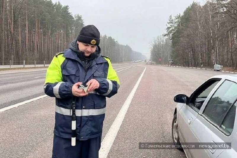 На дорогах Гомеля: как безопасно ездить при осенней непогоде