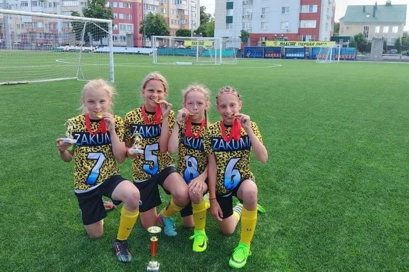 Гомельские футболистки победили на областном этапе «Кожаного мяча»
