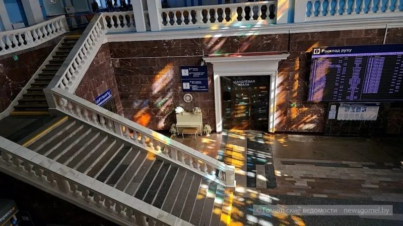 На гомельском железнодорожном вокзале открыли креативные зоны