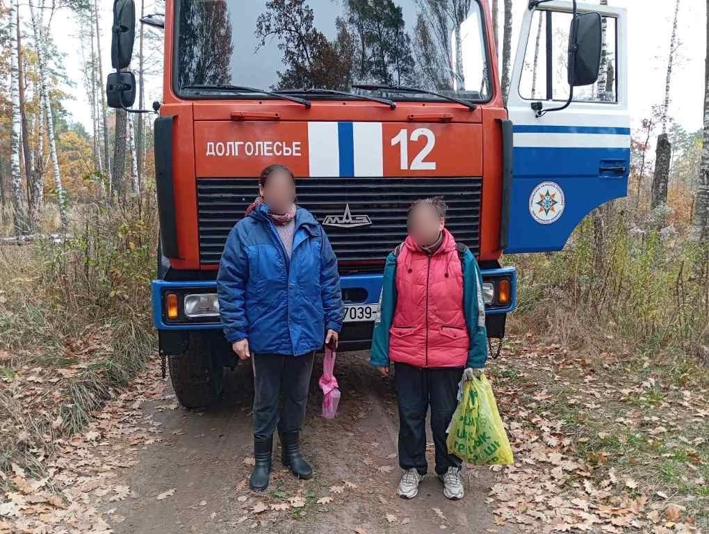 Спасатели помогли пенсионеркам выйти из леса в Гомельском районе