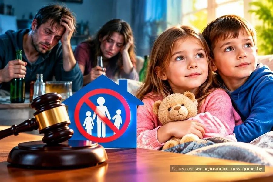 В Гомеле лишили родительских прав родителей из-за алкоголизма
