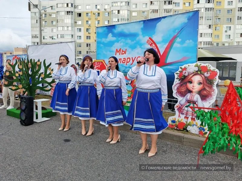 В Новобелицком районе прошли праздничные мероприятияко Дню Независимости