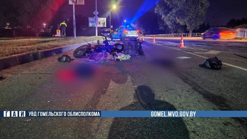 В Гомеле электровелосипедист получил ранения в ДТП