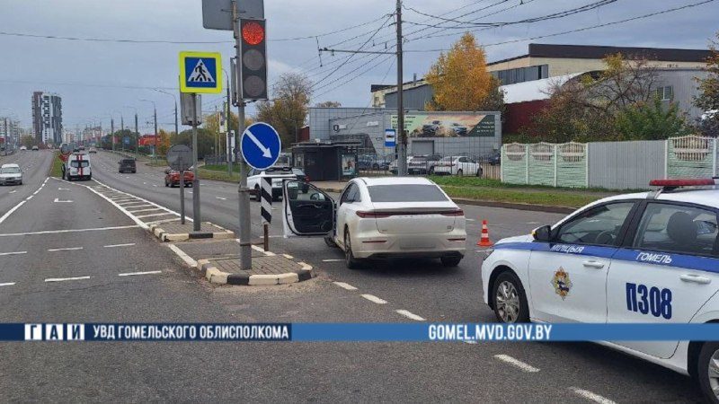 В Гомеле 79-летний водитель при повороте налево сбил 63-летнюю пешеходку