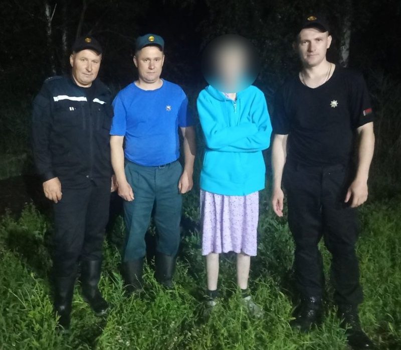 Пенсионерка нашлась в лесу в Мозырском районе