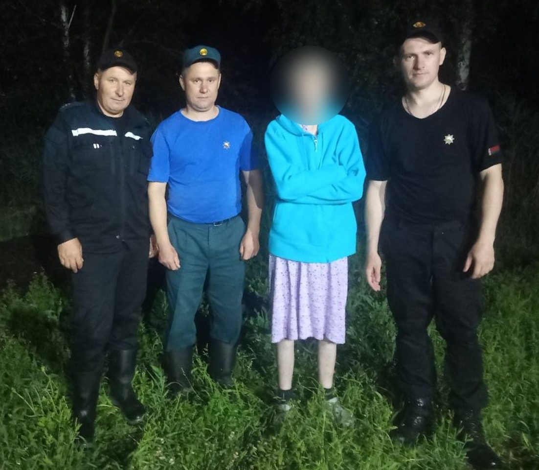 Пенсионерка нашлась в лесу в Мозырском районе