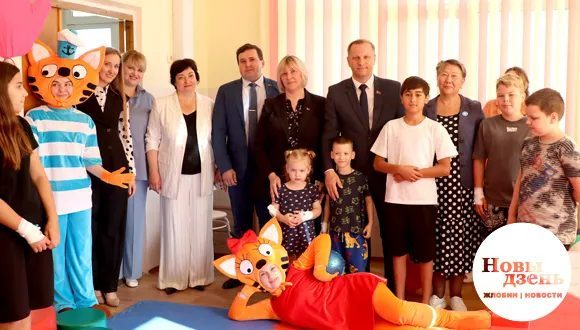 В Жлобине открыли игровую комнату для детей в больнице