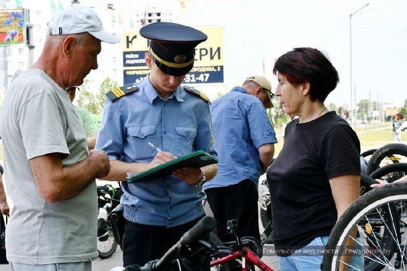 В Гомеле пройдёт регистрация велосипедов с консультацией по безопасности