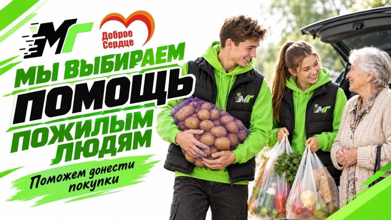 Молодежь Гомельщины поможет пожилым донести покупки с сельхозярмарок