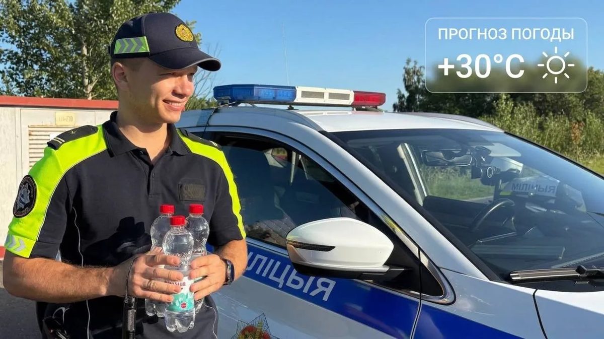 Госавтоинспекция дала советы водителям и пешеходам в условиях жары