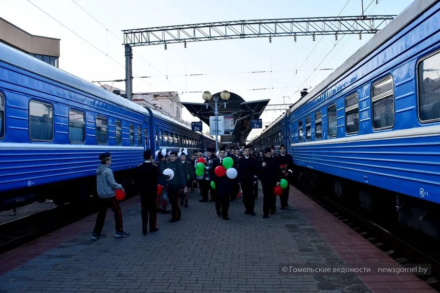 Делегация учащихся из Ульяновска прибыла в Гомель