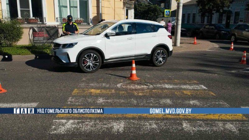 В Гомеле водитель сбил пешехода на улице Пушкина