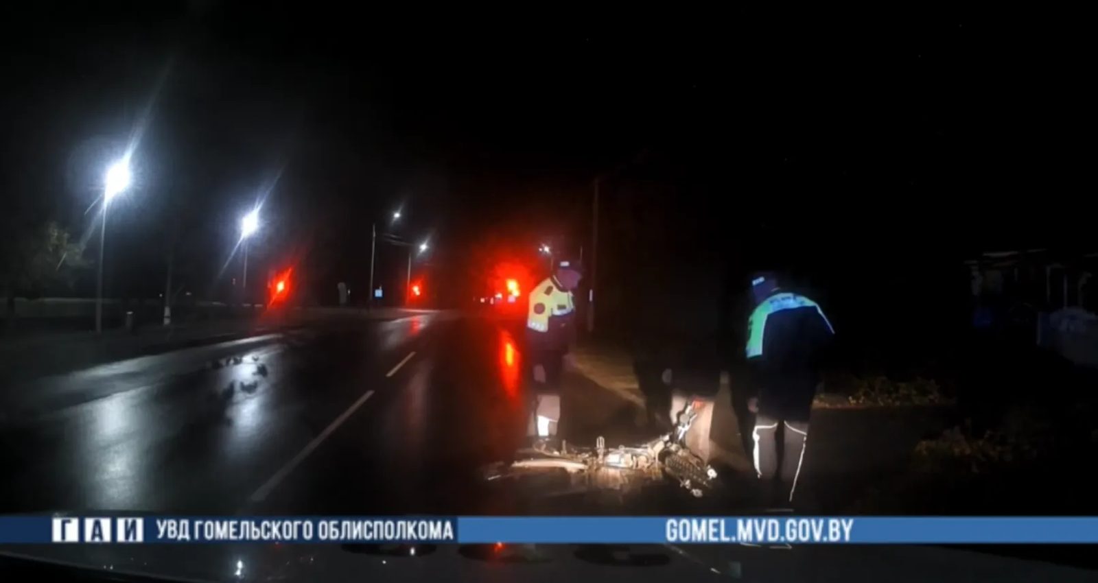 В Гомеле 17-летний подросток на мотоцикле пытался уйти от погони ГАИ