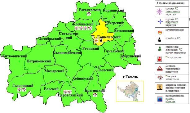 На Гомельщине за сутки произошел пожар с жертвой