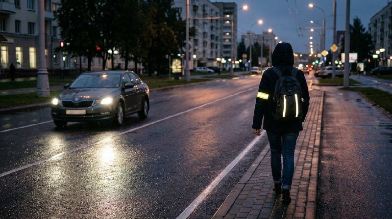 Световозвращатель спасает жизни: почему фликер — главный помощник пешехода в темноте