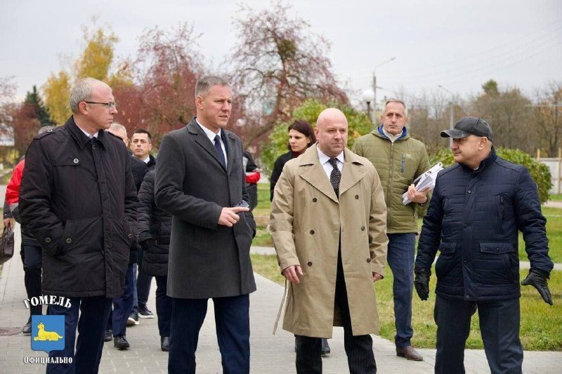 В Гомеле меняют газопровод высокого давления на улице Советской